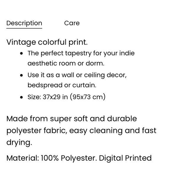 NEW hippie “drop acid not bombs” tapestry - Picture 4 of 6